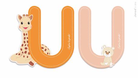 Lettre u sophie la girafe Orange 1 - vertbaudet enfant 