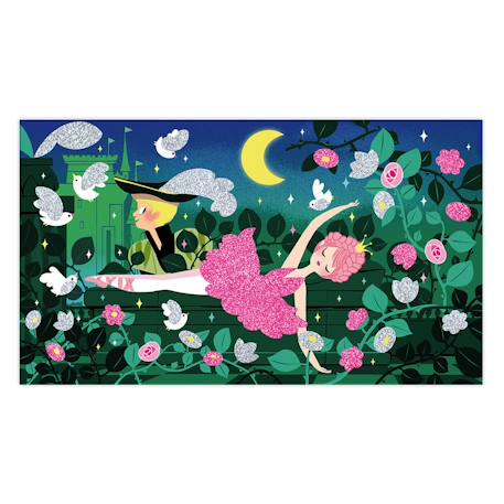 Set créatif paillettes fluo danseuses Rose 4 - vertbaudet enfant 
