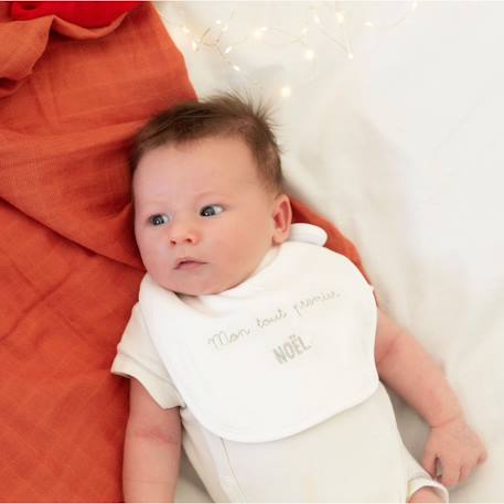 Bavoir bébé Blanc 2 - vertbaudet enfant 