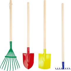 Jouet-Lot d'outillage de jardin