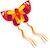 Cerf volant papillon Rouge 1 - vertbaudet enfant 