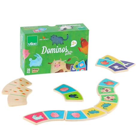 Dominos a la ferme Vert 4 - vertbaudet enfant 
