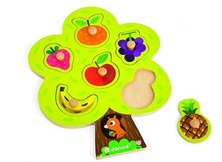 Puzzle arbre gourmand Vert 2 - vertbaudet enfant 