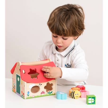 Maison des formes Rouge 5 - vertbaudet enfant 