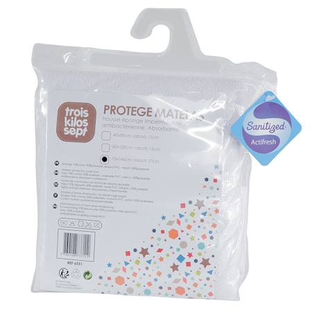 Protége matelas bébé Blanc 2 - vertbaudet enfant 