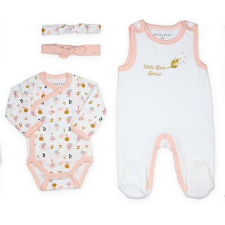Trousseau naissance 3 pièces Blanc 4 - vertbaudet enfant 