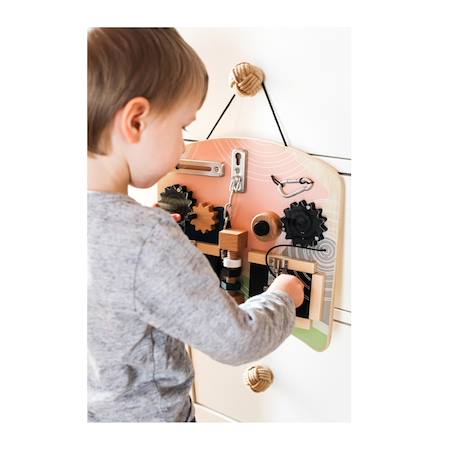 Planche motricité serrures rotation Beige 5 - vertbaudet enfant 