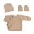 Ensemble 3 pièces pour bébé Caramel+Sable 1 - vertbaudet enfant 