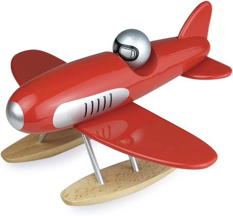 Hydravion en bois Rouge 1 - vertbaudet enfant 