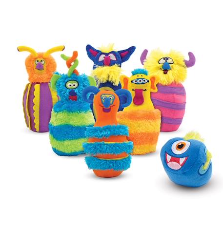 Jeu de quilles monstres Orange 1 - vertbaudet enfant 