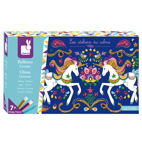 Set créatif paillettes licornes Bleu 1 - vertbaudet enfant 