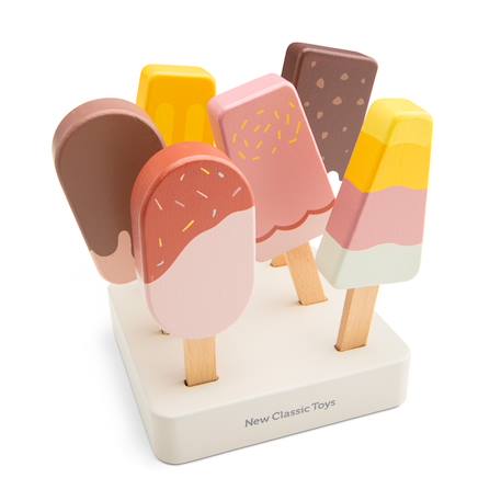 Bâtonnets glacés en bois 6 pcs Rose 2 - vertbaudet enfant 