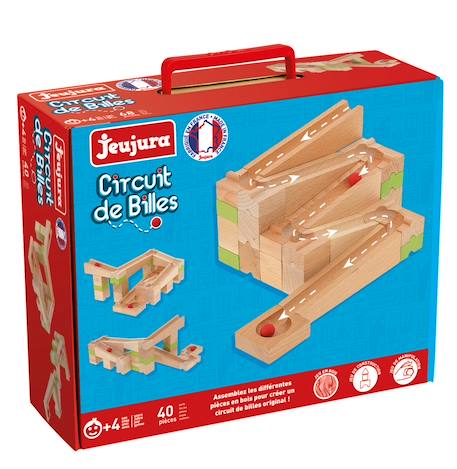 Circuit de billes 40 pièces Beige 1 - vertbaudet enfant 