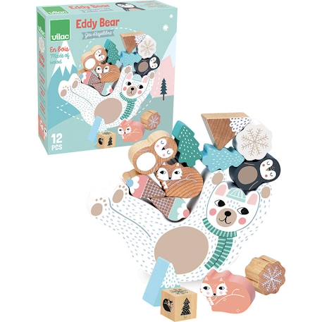 Jeu d'équilibre eddy bear m. Carlslund Blanc 2 - vertbaudet enfant 