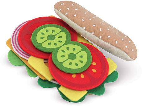 Sandwich en feutre Marron 1 - vertbaudet enfant 