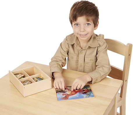 Ensemble puzzles dinosaures 12 pièces Marron 4 - vertbaudet enfant 