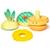 Ananas multi-textures à empiler Jaune 4 - vertbaudet enfant 