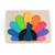 Puzzle encastrement paon andy westface Bleu 1 - vertbaudet enfant 