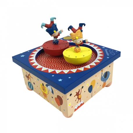 Boite à musique acrobates Bleu 1 - vertbaudet enfant 