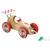 Voiture de course à tirer Beige 1 - vertbaudet enfant 