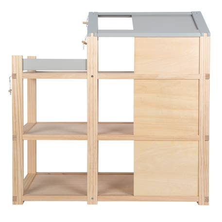 Maison de poupées nature avec meubles Beige 5 - vertbaudet enfant 