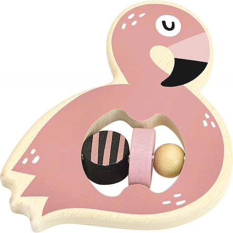 Hochet flamingo michelle carlslund Rose 1 - vertbaudet enfant 