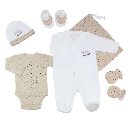 Trousseau de naissance 6 pièces Beige 1 - vertbaudet enfant 