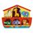 Puzzle arche de noé Rouge 1 - vertbaudet enfant 
