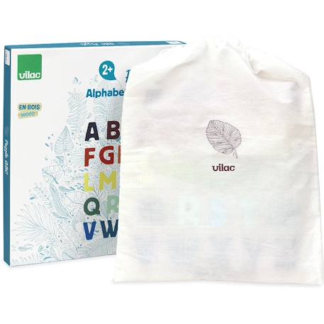 Puzzle abc alphabet sous la canopée Beige 6 - vertbaudet enfant 