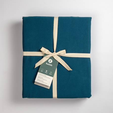 Housse de couette 1 personne pur coton bio Blanc+Bleu nuit+Ecru+Eucalyptus+Gris tourterelle+Rose nude+Terracotta 12 - vertbaudet enfant 