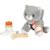 Chat avec sac et kit de soins Gris 5 - vertbaudet enfant 