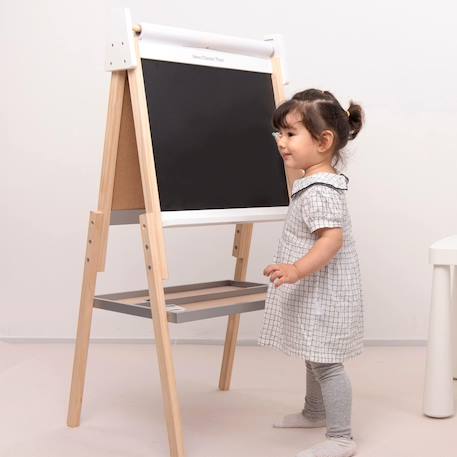 Chevalet en bois double-face Beige 4 - vertbaudet enfant 