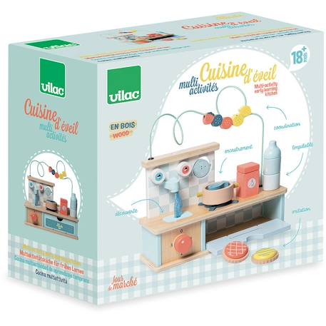 Cuisine d'éveil multi-activités Bleu 6 - vertbaudet enfant 