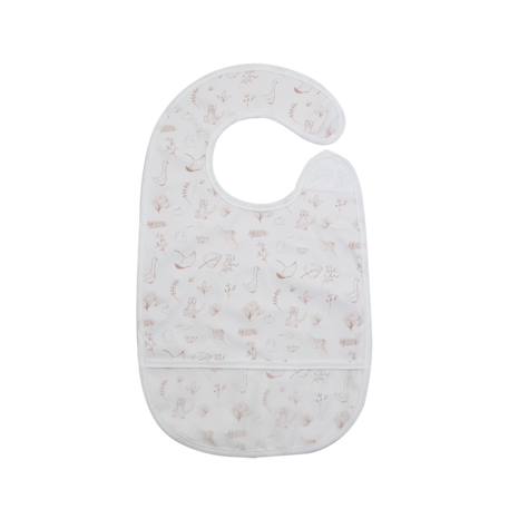 Bavoir bébé avec poche Blanc 1 - vertbaudet enfant 