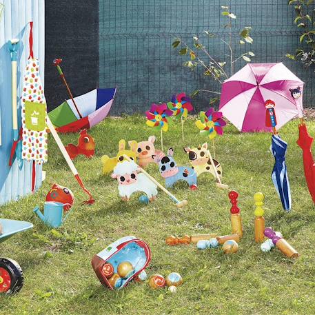 Jeu de quilles retro Beige 3 - vertbaudet enfant 