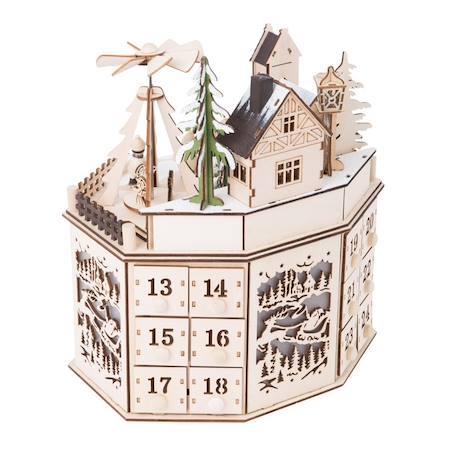 Calendrier de l'avent avec pyramide Beige 2 - vertbaudet enfant 