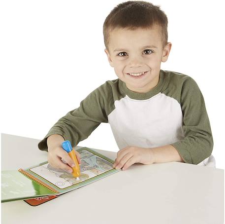 Livre de coloriage pour enfant Water Wow - Safari Jaune 4 - vertbaudet enfant 