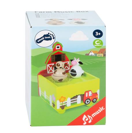 Boîtes à musique ferme Beige 5 - vertbaudet enfant 