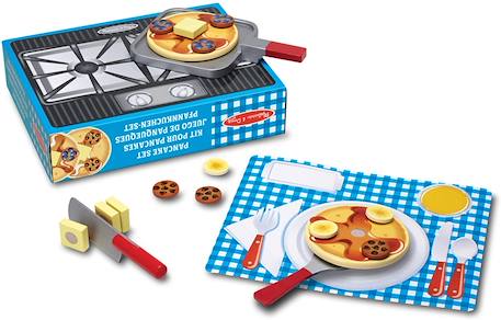 Kit pour pancakes en bois Gris 1 - vertbaudet enfant 