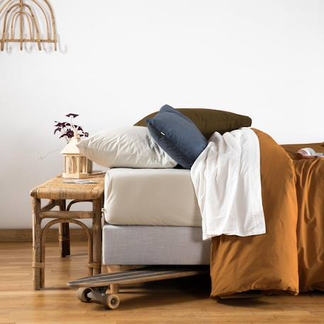 Housse de couette en percale de coton bio lavé pour lit 1 personne Toundra 6 - vertbaudet enfant 
