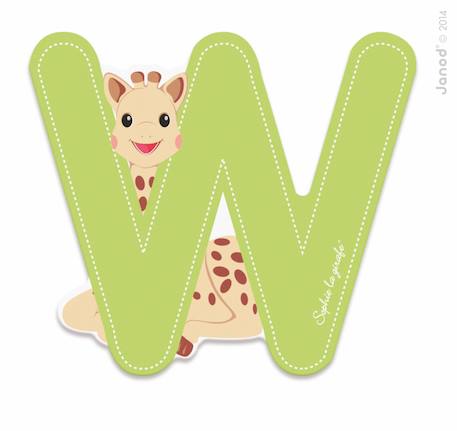 Lettre w sophie la girafe Vert 1 - vertbaudet enfant 