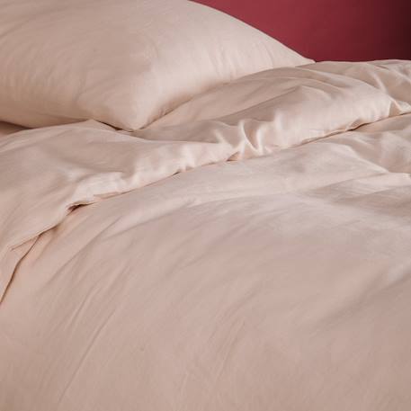 Housse de couette 1 personne pur coton bio Blanc+Bleu nuit+Ecru+Eucalyptus+Gris tourterelle+Rose nude+Terracotta 33 - vertbaudet enfant 