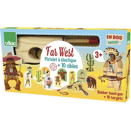 Farwest, jeu de pistolet à élastiques Beige 3 - vertbaudet enfant 