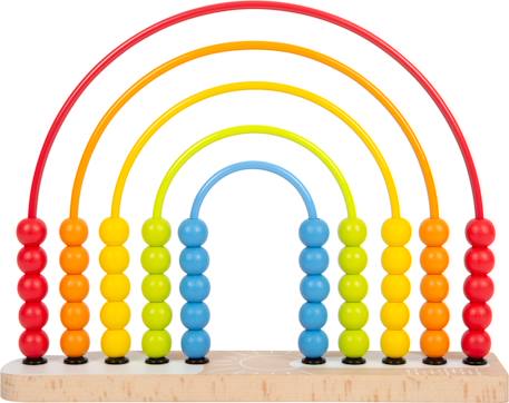 Circuit de motricité et boulier arc-en-ciel Rouge 2 - vertbaudet enfant 