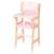 Chaise haute en bois pour poupée Blanc 1 - vertbaudet enfant 