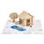 Chalet en bois à peindre 85 pcs Beige 2 - vertbaudet enfant 