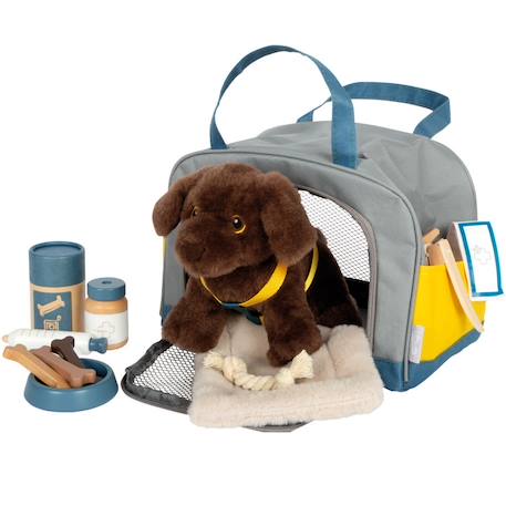 Chien avec sac et kit de soins Gris 2 - vertbaudet enfant 