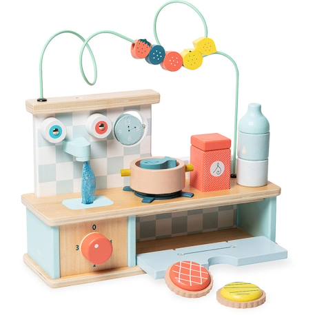 Cuisine d'éveil multi-activités Bleu 1 - vertbaudet enfant 
