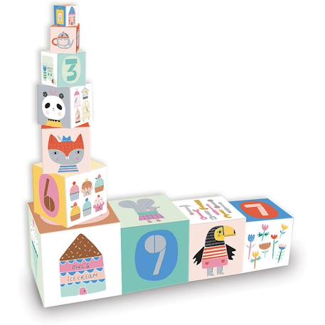 Cubes gigognes suzy ultman Blanc 1 - vertbaudet enfant 