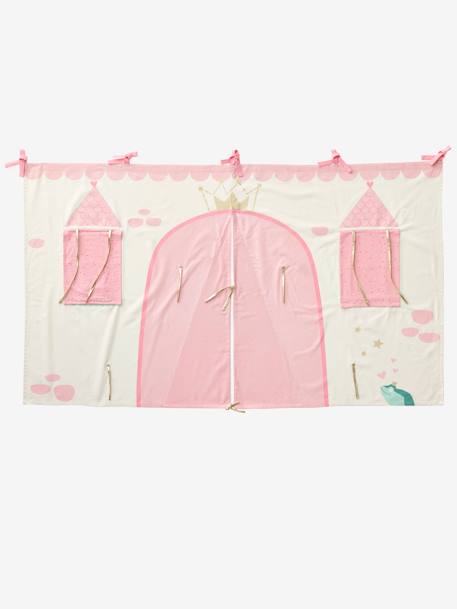Tente de lit Princesse féérique pour lit mezzanine mi hauteur ligne Everest rose 3 - vertbaudet enfant 